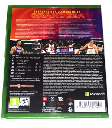 Juego Xbox One NBA 2K23 (nuevo)