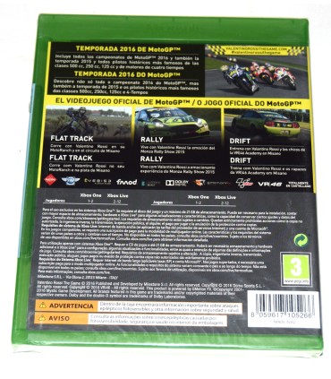Juego Xbox One MotoGP 16: Valentino Rossi The Game (nuevo)