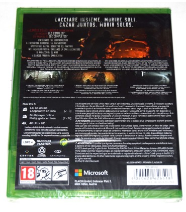 Juego Xbox One Hunt Showdown Bounty Hunter Edición (nuevo)