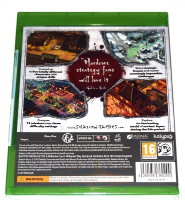 Juego Xbox One Shadow Tactics Blades Of The Shogun  (nuevo)