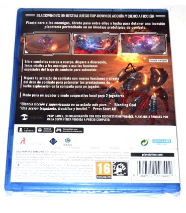 Juego Playstation 5 BlackWind (nuevo)