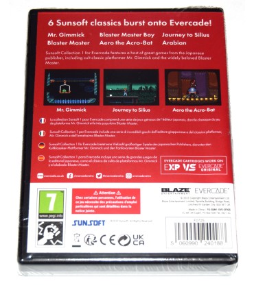 Juego Evercade Sunsoft Collection 1