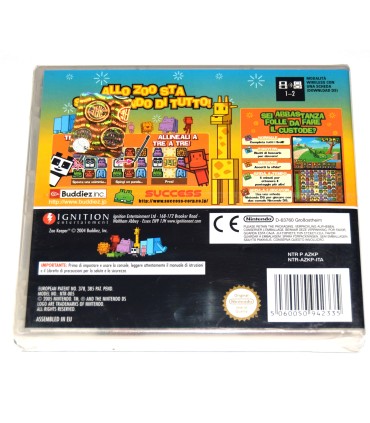 Juego Nintendo DS Zoo Keeper (nuevo)