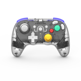 Mando inalámbrico Gamecube BattlerGC Pro Cristal