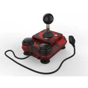 Joystick ArcadeR norma atari rojo transparente (nuevo)