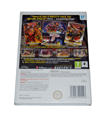 Juego Wii Williams Pinball Classics (nuevo)