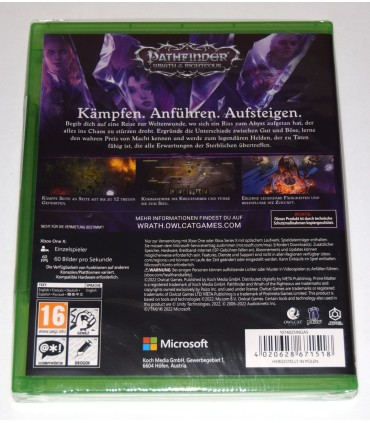 Juego Xbox One Pathfinder: Wrath of the Righteous (nuevo)