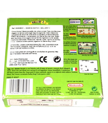 Juego Game & Watch Gallery 2 Gameboy Color (segunda mano)