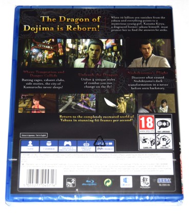 Juego Playstation 4 Yakuza Kiwami (nuevo)