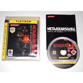 Juego Playstation 3 Metal Gear Solid 4 (segunda mano)