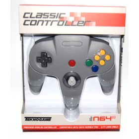 Mando compatible Nintendo 64 gris (nuevo)
