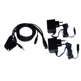 Pack cable RGB-SCART + fuente de alimentación para Amstrad CPC 664/6128