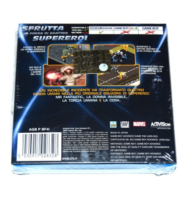 Juego GameBoy Advance Los 4 fantasticos (nuevo)