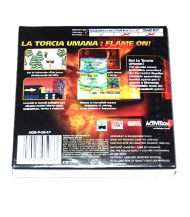 Juego GameBoy Advance Los 4 fantasticos Llamas a mi (nuevo)