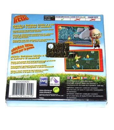Juego GameBoy Advance Chicken Little (nuevo)