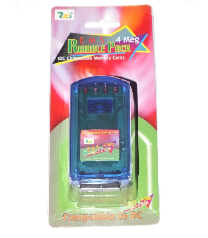 Memory card 4Mb+Rumble Dreamcast Memory card 4Mb+Rumble Dreamcast