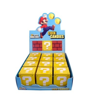 Lata Caramelos Caja Monedas Super Mario