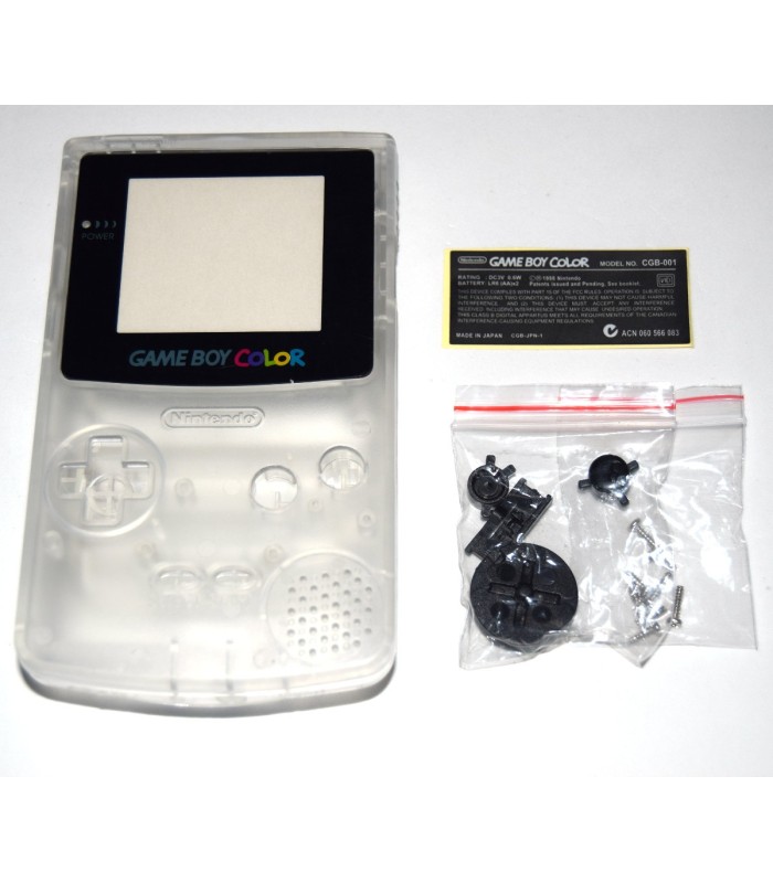 Carcasa GameBoy Color Transparente Carcasa GameBoy Color Transparente