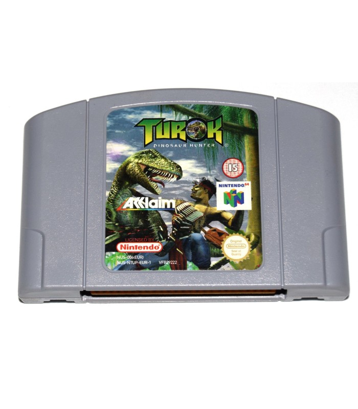 Juego Nintendo 64 Turok Dinosaur Hunter (segunda mano) - Retrocables -  Tienda de cables retro