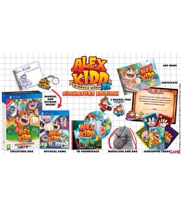 Juego Playstation 4 Alex Kidd in Miracle World DX Signature Edition Juego Playstation 4 Alex Kidd in Miracle World DX Signature Edition