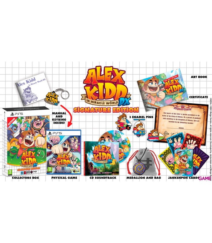 Juego Playstation 5 Alex Kidd in Miracle World DX Signature Edition Juego Playstation 5 Alex Kidd in Miracle World DX Signature Edition